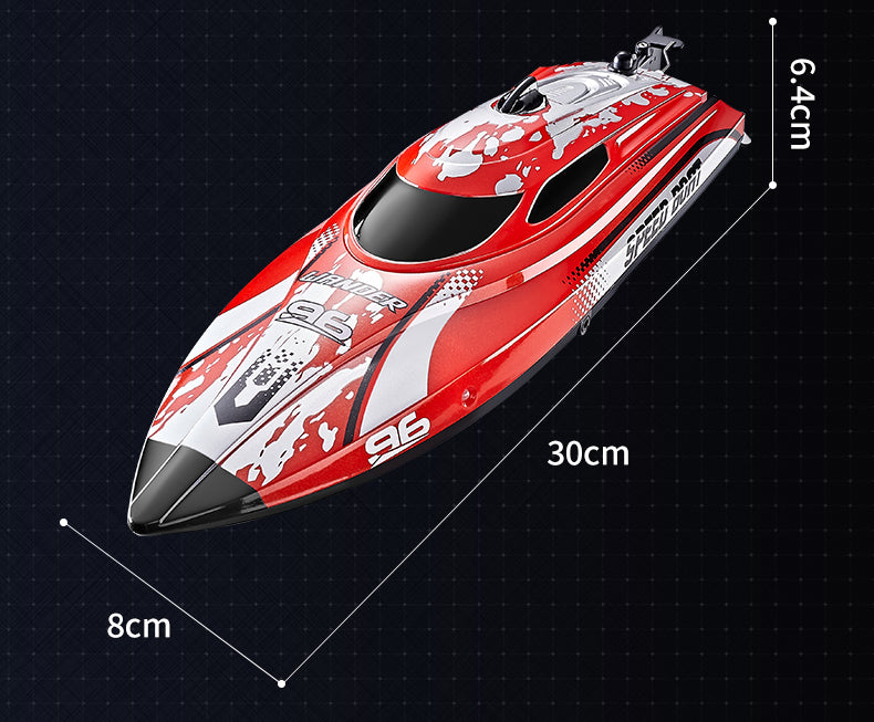 RC High-Speed Boat 25Km/h 2.4G Waterproof Remote Control Boats Ship Speedboats Remote Control Outdoor Toys for Kids Adult Gifts