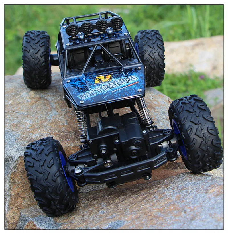 1:12 4x4 Off-Road RC Car With LED Lights 2.4G Radio Control Car Buggy 4WD Remote Control High Speed Trucks Boys Toy for Children
