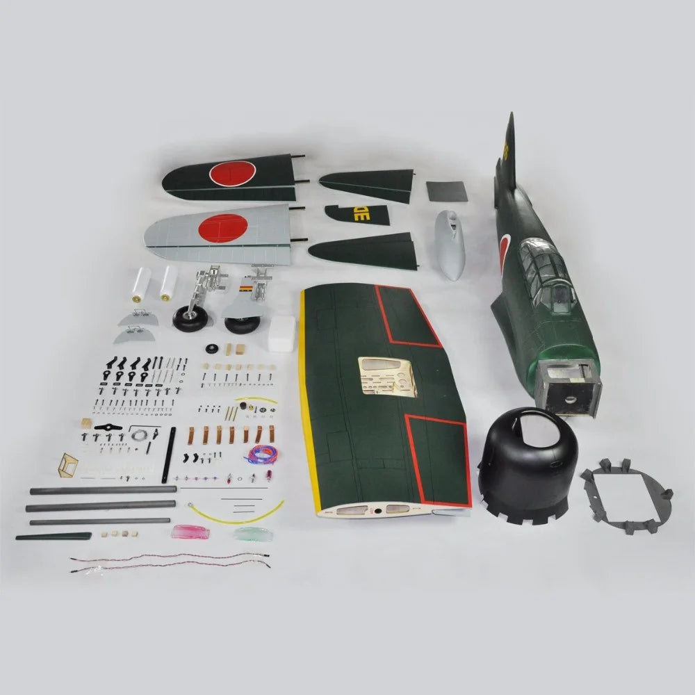 Zero Fighter 91" V2 100cc Fiberglass Remote Control Aeromodel Airplane RC Toys Planes