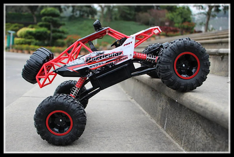 1:12 4x4 Off-Road RC Car With LED Lights 2.4G Radio Control Car Buggy 4WD Remote Control High Speed Trucks Boys Toy for Children