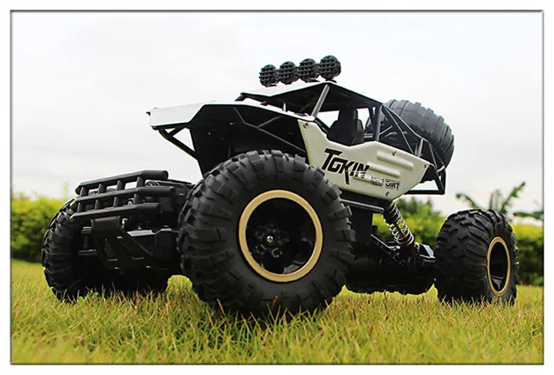1:12 4x4 Off-Road RC Car With LED Lights 2.4G Radio Control Car Buggy 4WD Remote Control High Speed Trucks Boys Toy for Children