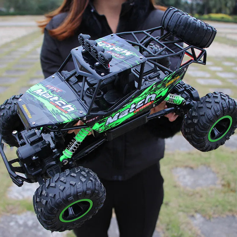 1:12 4x4 Off-Road RC Car With LED Lights 2.4G Radio Control Car Buggy 4WD Remote Control High Speed Trucks Boys Toy for Children