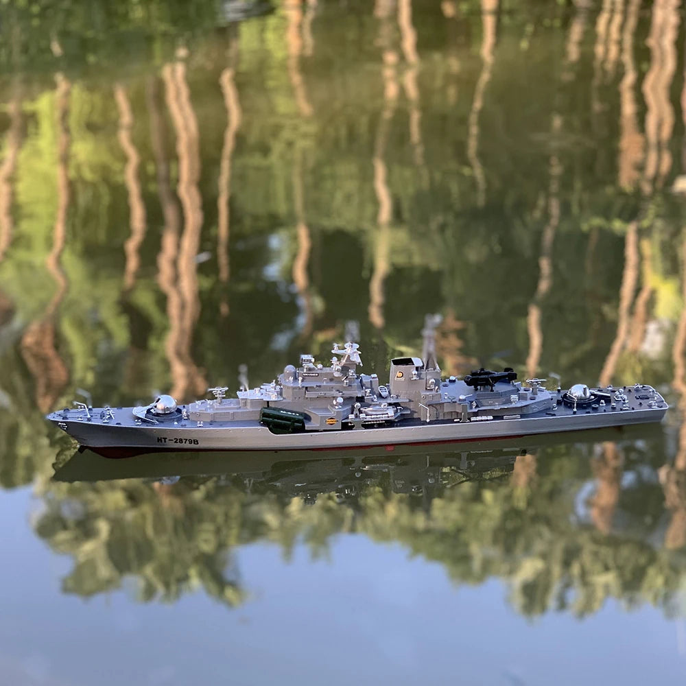 1:275 Scale 31 Inch Large Remote Controlled Warship Battleship Rc Ship On Lakes Pools Rivers Exhibits Models For Kids Boys A