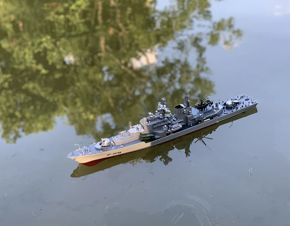 1:275 Scale 31 Inch Large Remote Controlled Warship Battleship Rc Ship On Lakes Pools Rivers Exhibits Models For Kids Boys A
