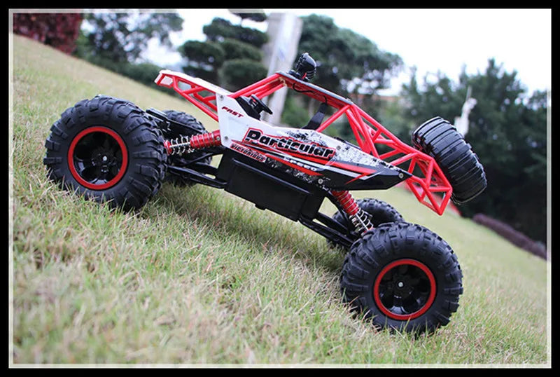 1:12 4x4 Off-Road RC Car With LED Lights 2.4G Radio Control Car Buggy 4WD Remote Control High Speed Trucks Boys Toy for Children