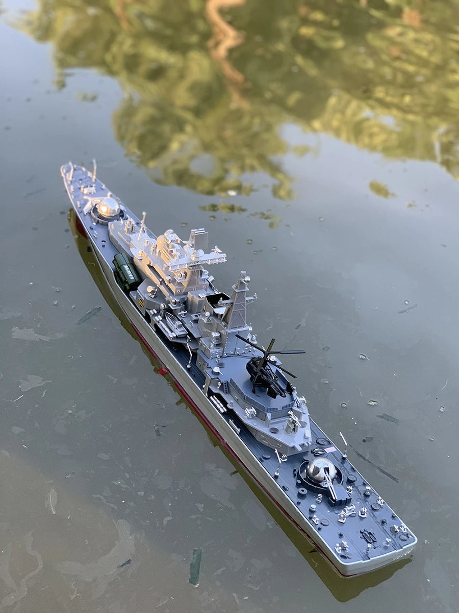 1:275 Scale 31 Inch Large Remote Controlled Warship Battleship Rc Ship On Lakes Pools Rivers Exhibits Models For Kids Boys A