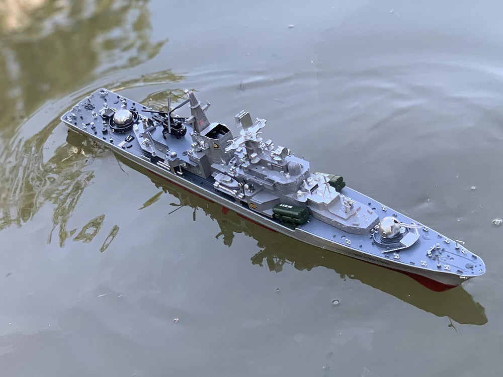 1:275 Scale 31 Inch Large Remote Controlled Warship Battleship Rc Ship On Lakes Pools Rivers Exhibits Models For Kids Boys A