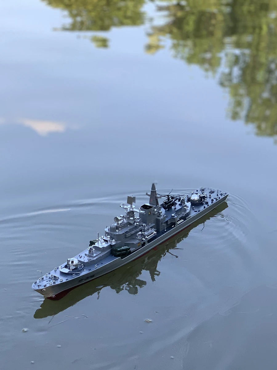 1:275 Scale 31 Inch Large Remote Controlled Warship Battleship Rc Ship On Lakes Pools Rivers Exhibits Models For Kids Boys A
