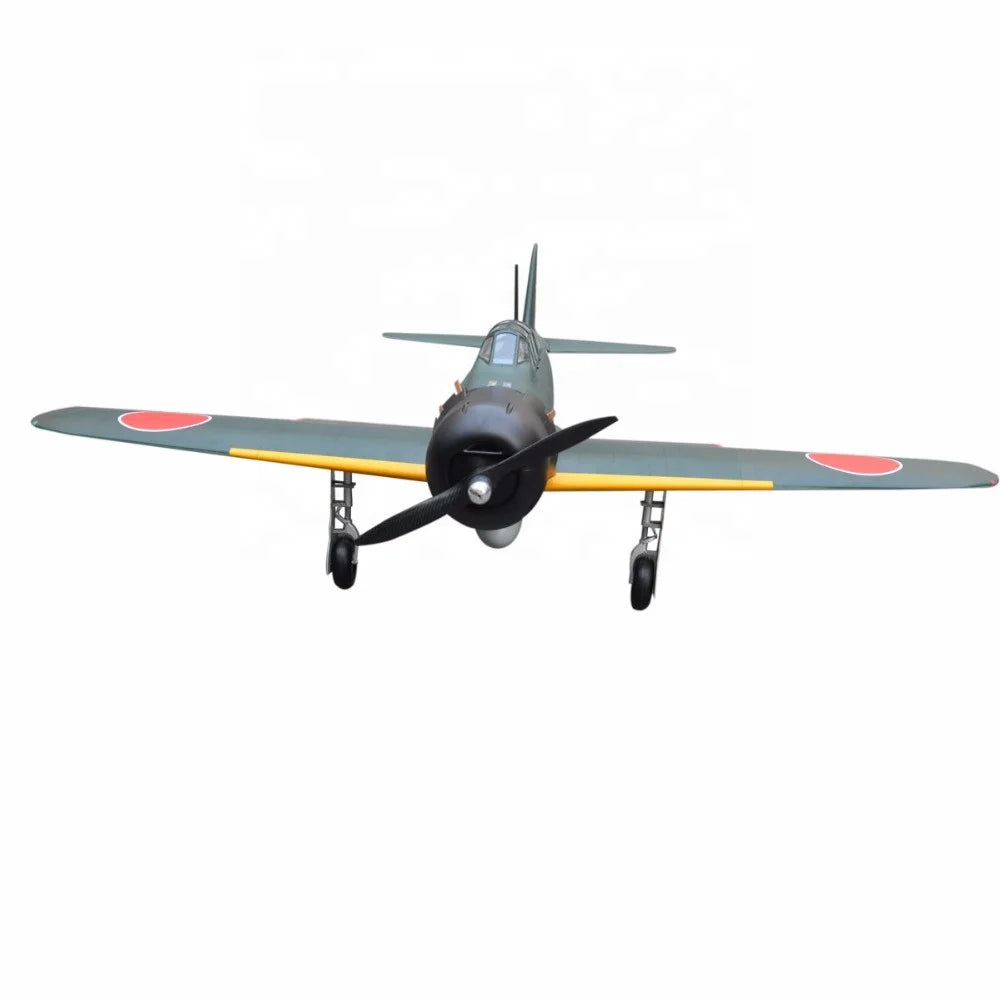 Zero Fighter 91" V2 100cc Fiberglass Remote Control Aeromodel Airplane RC Toys Planes