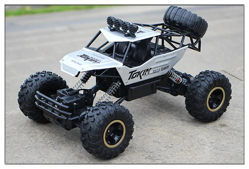 1:12 4x4 Off-Road RC Car With LED Lights 2.4G Radio Control Car Buggy 4WD Remote Control High Speed Trucks Boys Toy for Children