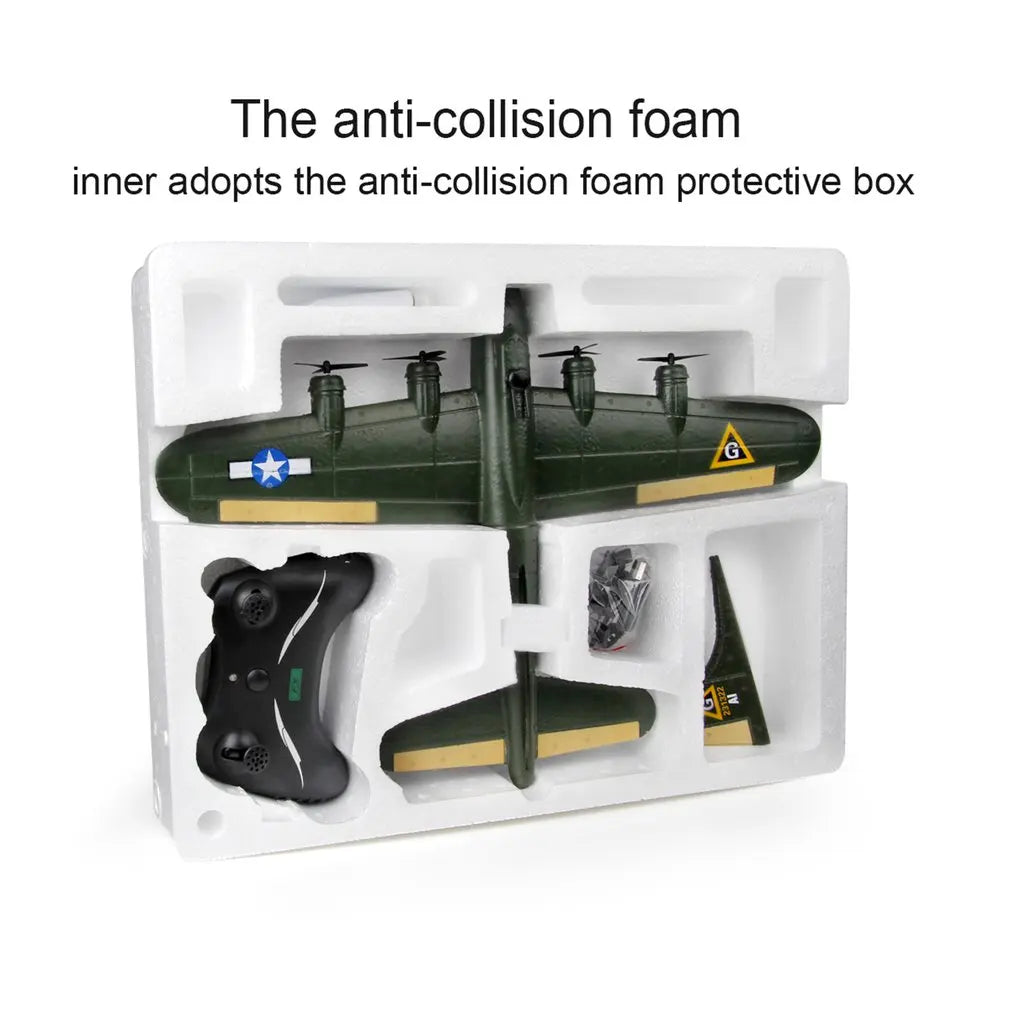 FX817 RC Airplane FX-817 Aircraft Model Outdoor Remote Control Fixed-Wing B17 Bomber Model Children's Foam Glider Toy Gift Hot