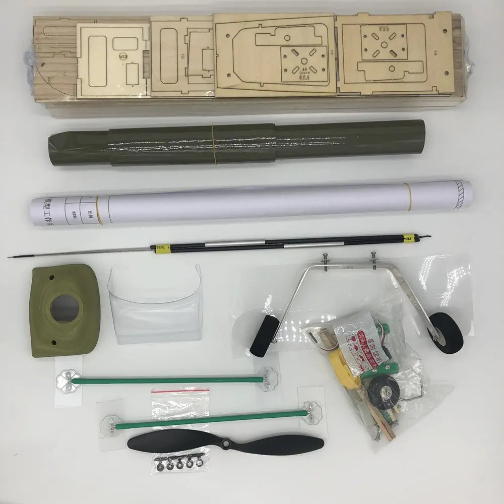 1200mm DIY RC Plane Balsa Kit J3 Cub