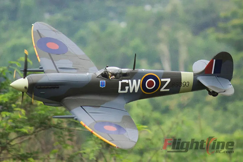 Flight Line RC Plane 1.6 m1600mm Wingspan Spitfire  World War II Aircraft RC model Airplane PNP with Retractable Landing Gear