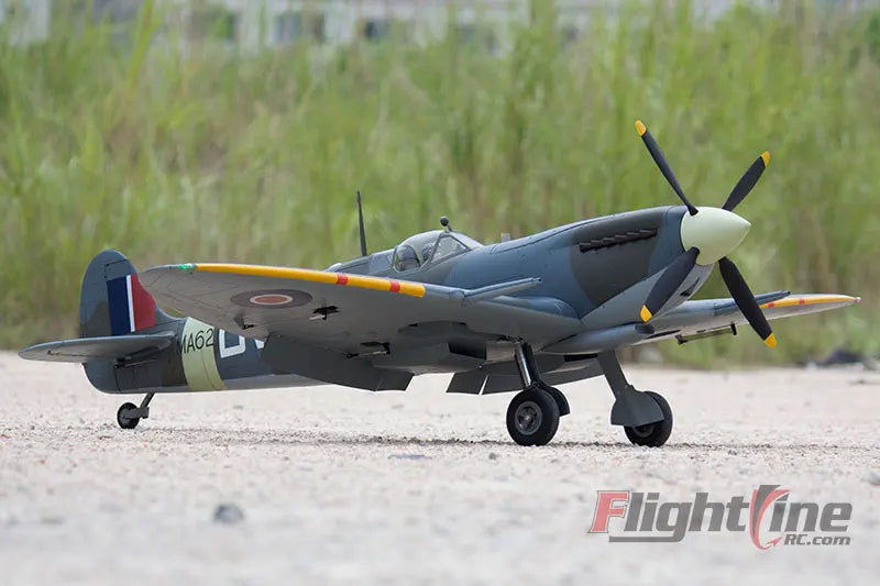 Flight Line RC Plane 1.6 m1600mm Wingspan Spitfire  World War II Aircraft RC model Airplane PNP with Retractable Landing Gear
