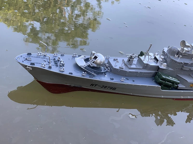 1:275 Scale 31 Inch Large Remote Controlled Warship Battleship Rc Ship On Lakes Pools Rivers Exhibits Models For Kids Boys A