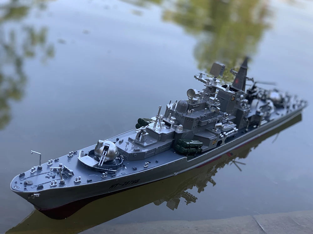 1:275 Scale 31 Inch Large Remote Controlled Warship Battleship Rc Ship On Lakes Pools Rivers Exhibits Models For Kids Boys A