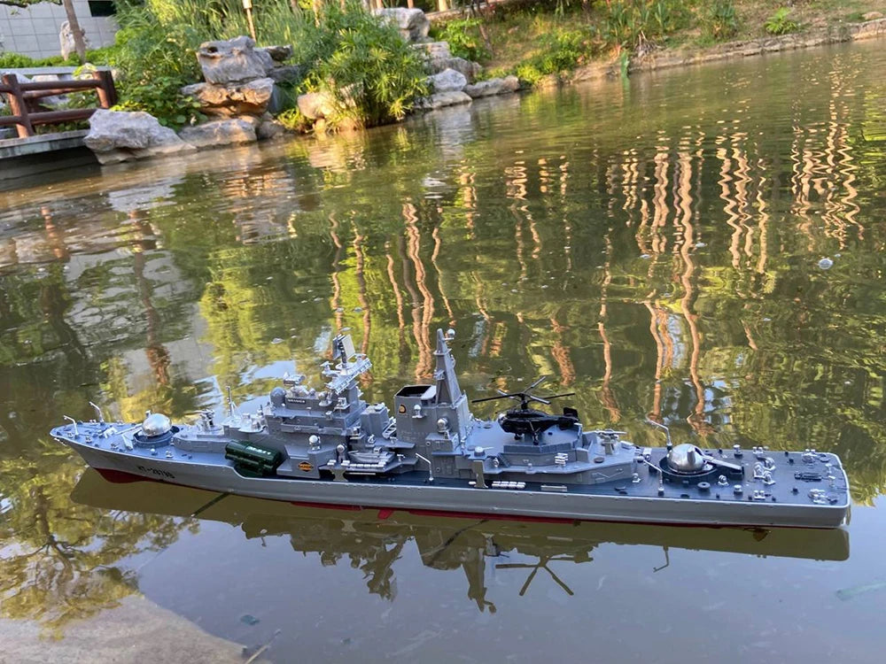 1:275 Scale 31 Inch Large Remote Controlled Warship Battleship Rc Ship On Lakes Pools Rivers Exhibits Models For Kids Boys A