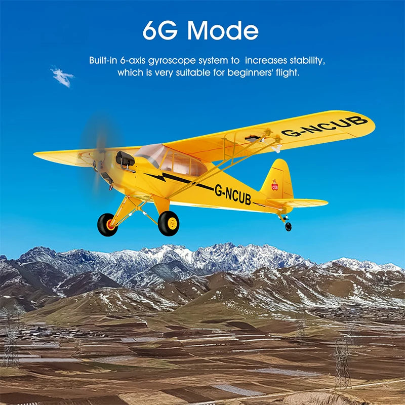 News Park10 J3-CUB RC Airplane RTF EPP RC 1406 Brushless Motor WLtoys A160 Upgrad 3D/6G System 650mm Wingspan Kit For Adult Gift