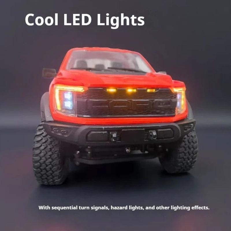 New Raptor F150 1/12 Rc Car Hongxing Simulation Rc Crawler Full Scale 4wd Off-Road Climbing Pickup Truck Model Boy Toy Gift