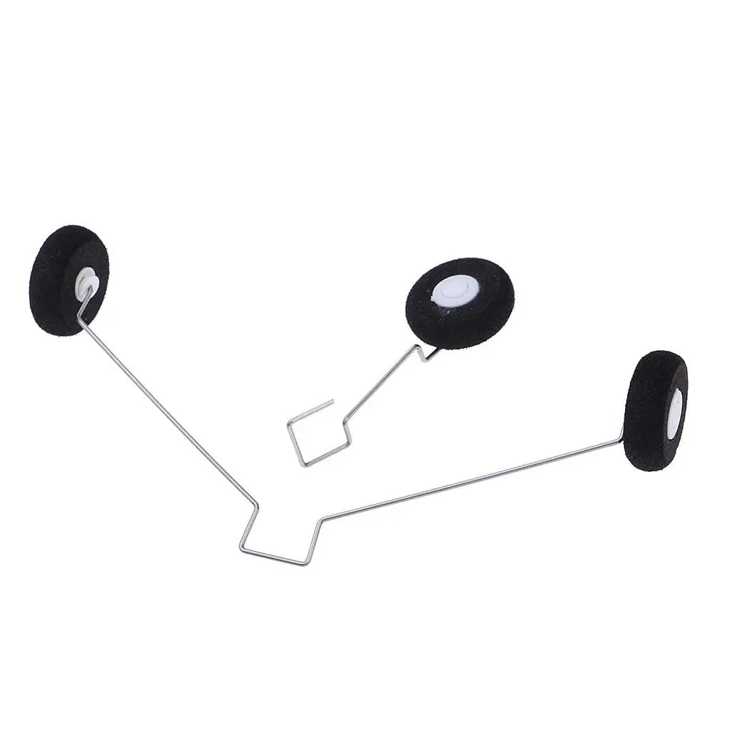 Replacement Landing Gear Set Black Metal Rc Airplane Parts for Wltoys F949 Fixed Wing Aircraft