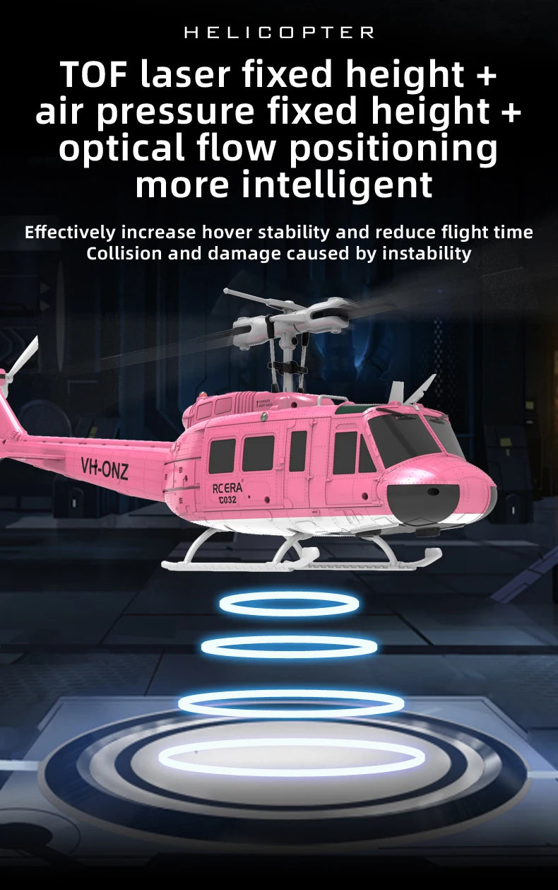 Rc Helicopter 2.4G RC Mini Plane 6CH with Camera HD 8K Wifi FPV Dron Aircraft Rc Airplane Toys for Boys Kids Adults Xmas Gifts