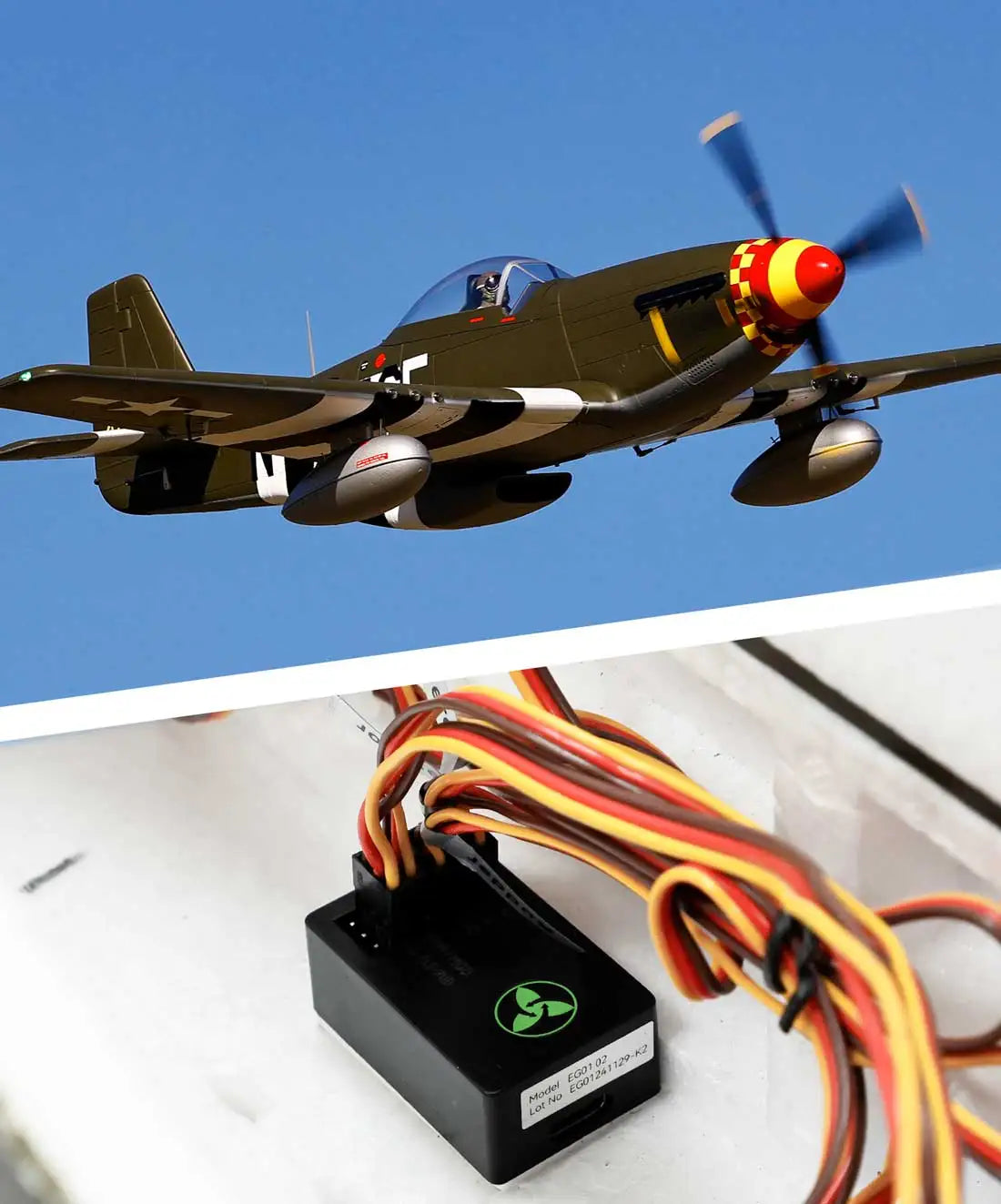 Flightline RC Plane 1600mm Wingspan P-51D  P51 Mustang Warbirds RC Aircraft  Airplane PNP with Retractable Landing Gear