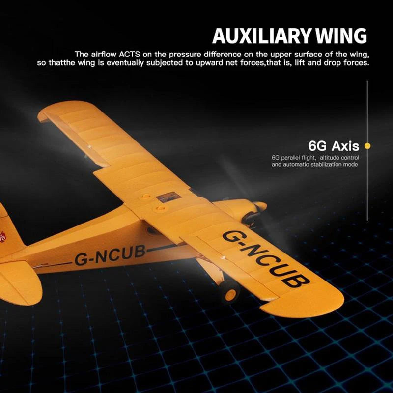 News Park10 J3-CUB RC Airplane RTF EPP RC 1406 Brushless Motor WLtoys A160 Upgrad 3D/6G System 650mm Wingspan Kit For Adult Gift