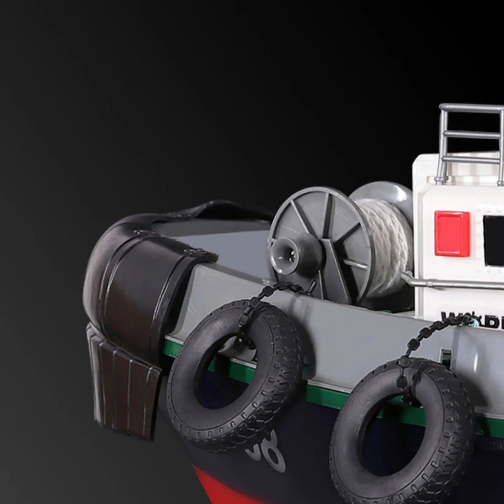 2.4G Heng Long RC Boat Fire Fighting Water Spray Ship Remote Control Assembled Model Servo Motor Toy Gift for Boys TH23785