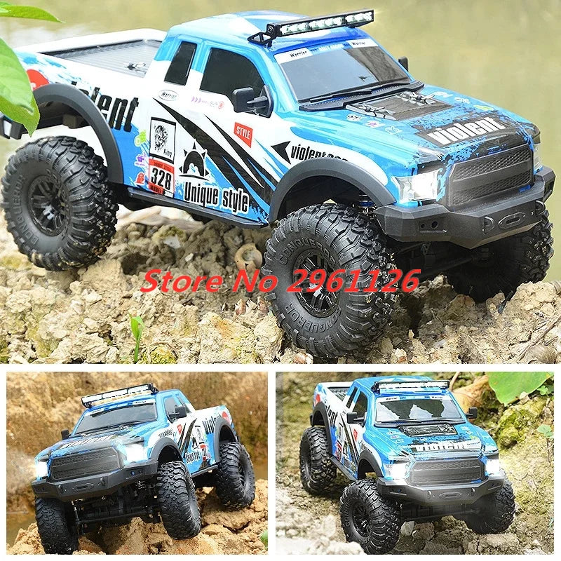 47CM Large RC Climbing Car 4WD 2.4G 1:10 Full Scale Multi-terrain Driving Remote Control Car Full Proportional Rock Crawler Toy