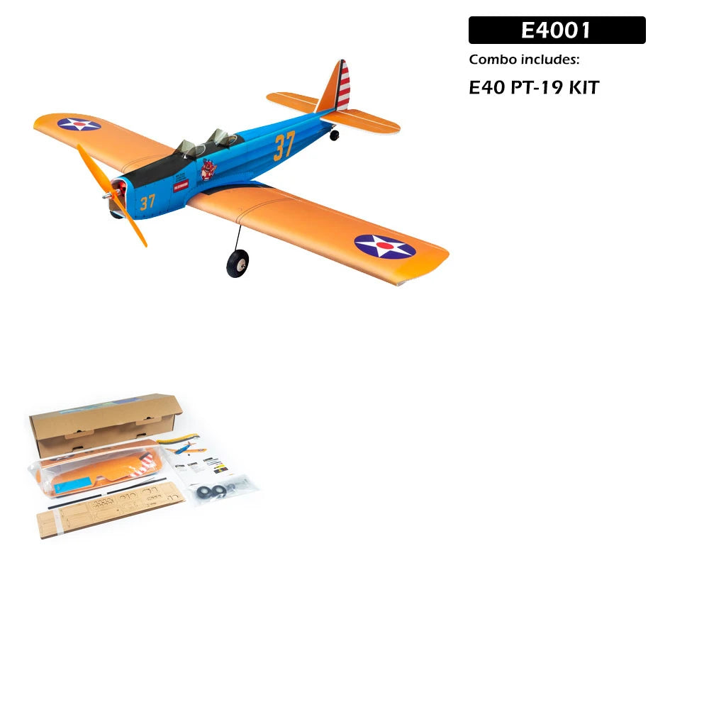 PP Foam RC Airplane Model Plane E40 900mm(35") Wingspan PT-19 Fairchild Remote Control Airplane Electric RC Aircraft Outdoor Toy