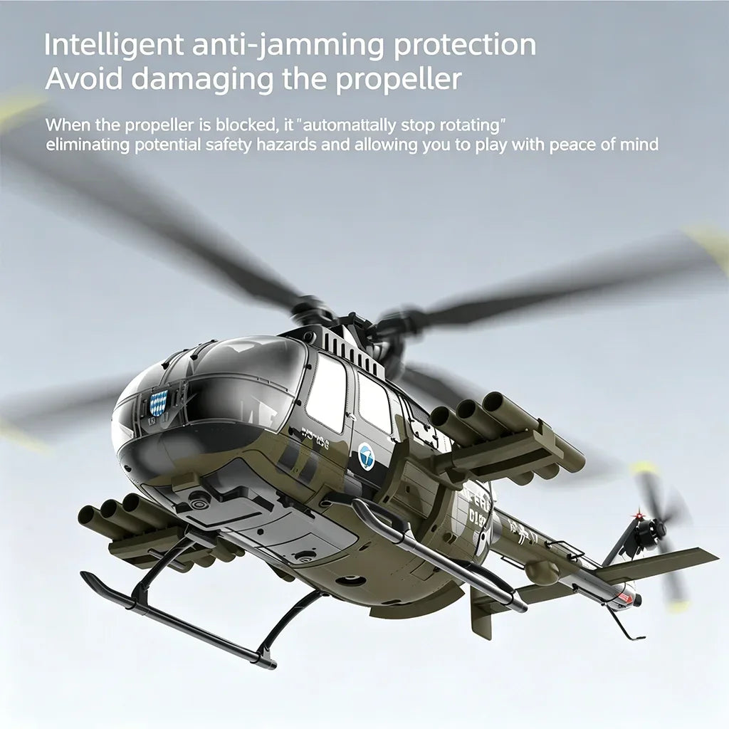 RC ERA C180 RC Helicopter 2.4G 6-Aixs Gyroscope 6CH Altitude Hold Optical Flow Brushless Remote Control Helicopter Toys For Kid