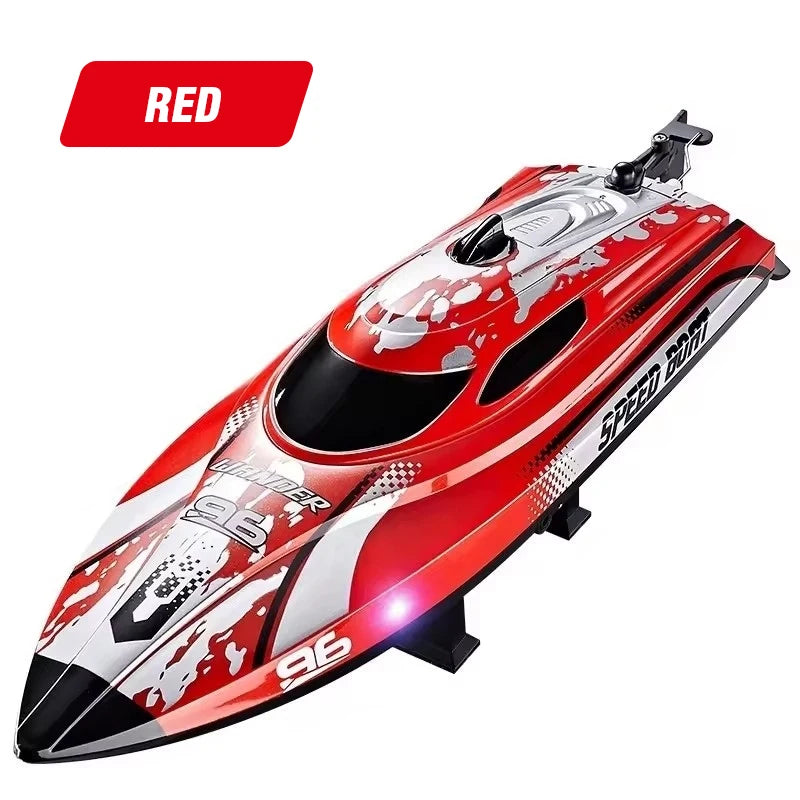 RC High-Speed Boat 25Km/h 2.4G Waterproof Remote Control Boats Ship Speedboats Remote Control Outdoor Toys for Kids Adult Gifts