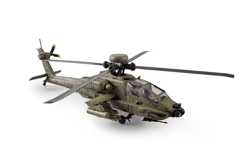 RC Helicopter C170 1:48 RC ERA Apache Remote Control Armed Helicopter Optical Flow Positioning 6CH Brushless Aircraft Model Toy