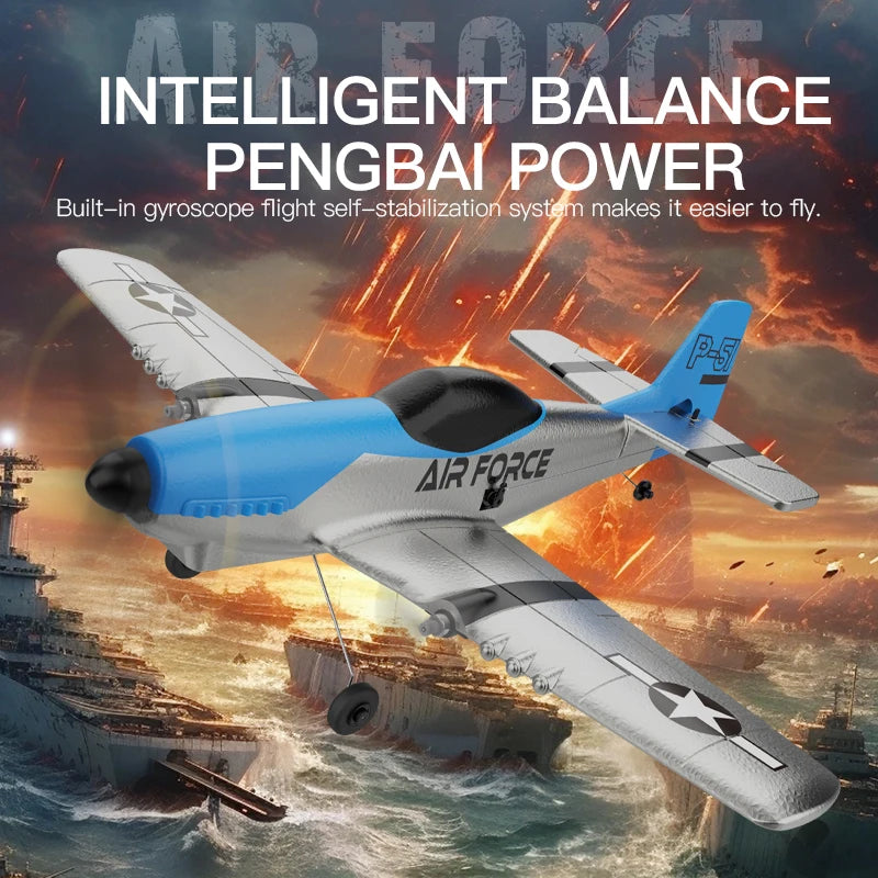 Z63  QF012 Four Channel Rc Plane 2.4G Remote Control Stunt Aircraft EPP Fixed Wing Model Foam Toy Aircraft Gift For Adults