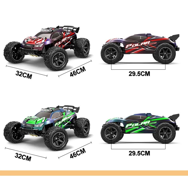 1:8 Large Size RC Car 60KM/H High-Speed RC Drift Racing Car 2.4G Super Shock Absorber RC Truck Car Toys  Model Adults Gifts