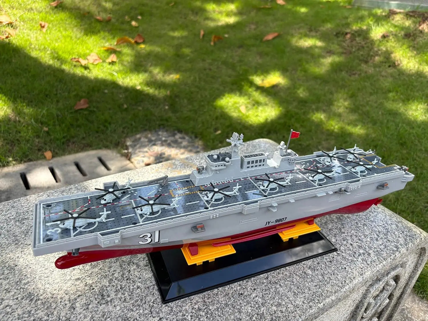 1:275 Scale 31 Inch Large Remote Controlled Warship Battleship Rc Ship On Lakes Pools Rivers Exhibits Models For Kids Boys A
