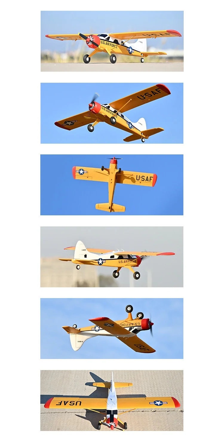 FMS 800mm Wingspan Beaver RC Fixed Wing Airplane Electric Assembly Remote Control Aircraft For Beginners Entry Level Model Plane