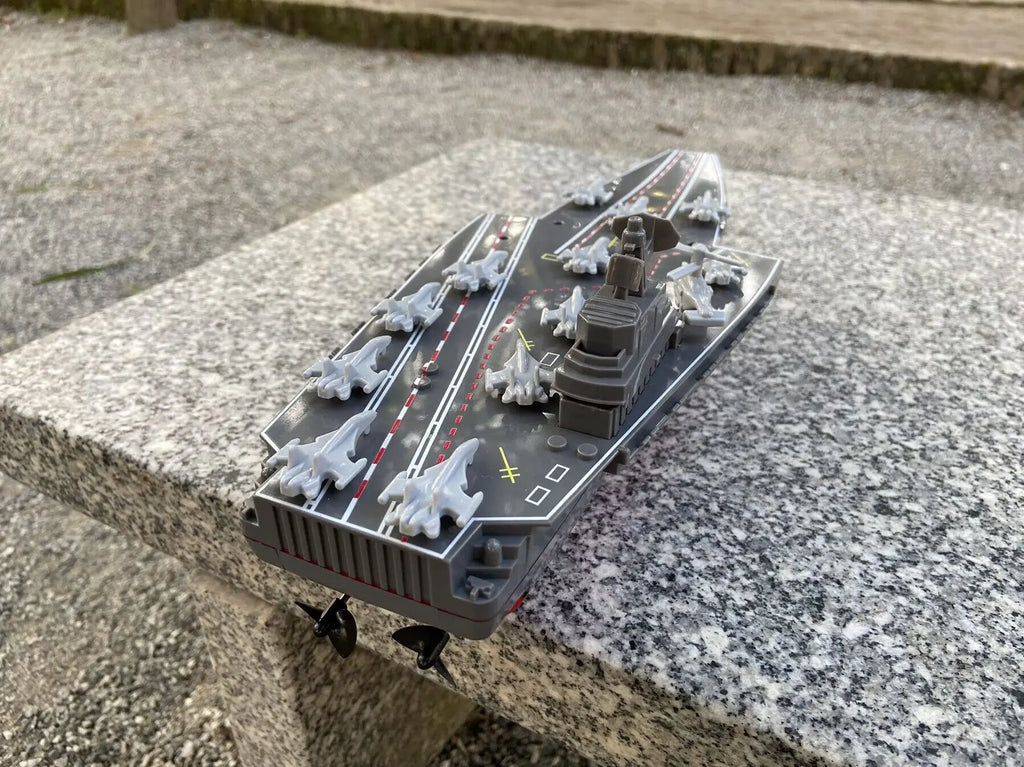 RC Warship 26.7 inch(68CM) Super Long Hull RC Boat Charging Military Children's Toy boy Electric Toy Ship Aircraft Carrier Warsh