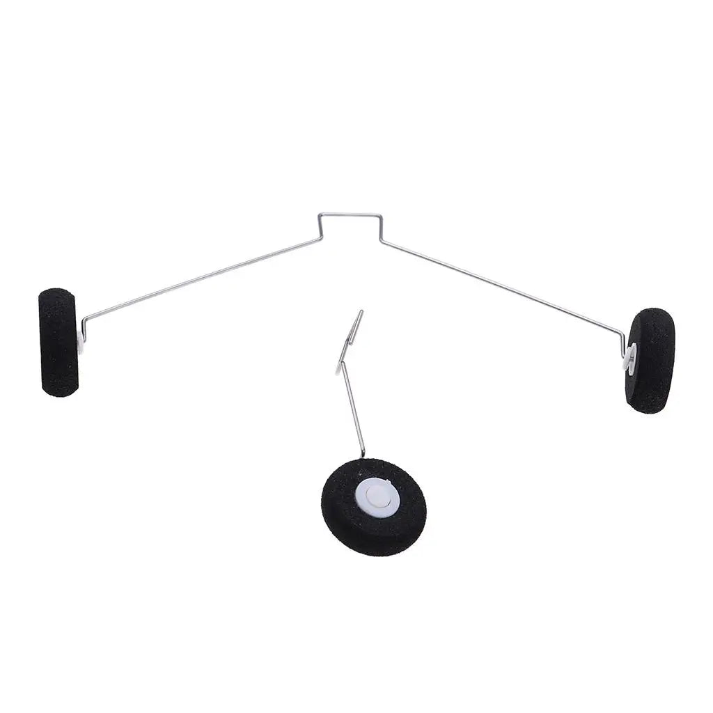 Replacement Landing Gear Set Black Metal Rc Airplane Parts for Wltoys F949 Fixed Wing Aircraft