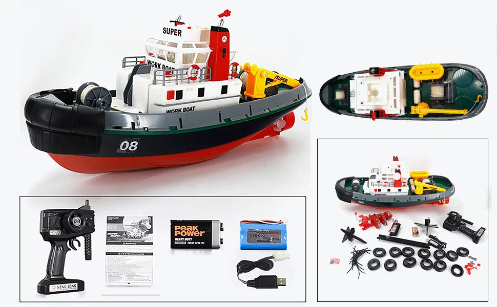 1:275 Scale 31 Inch Large Remote Controlled Warship Battleship Rc Ship On Lakes Pools Rivers Exhibits Models For Kids Boys A