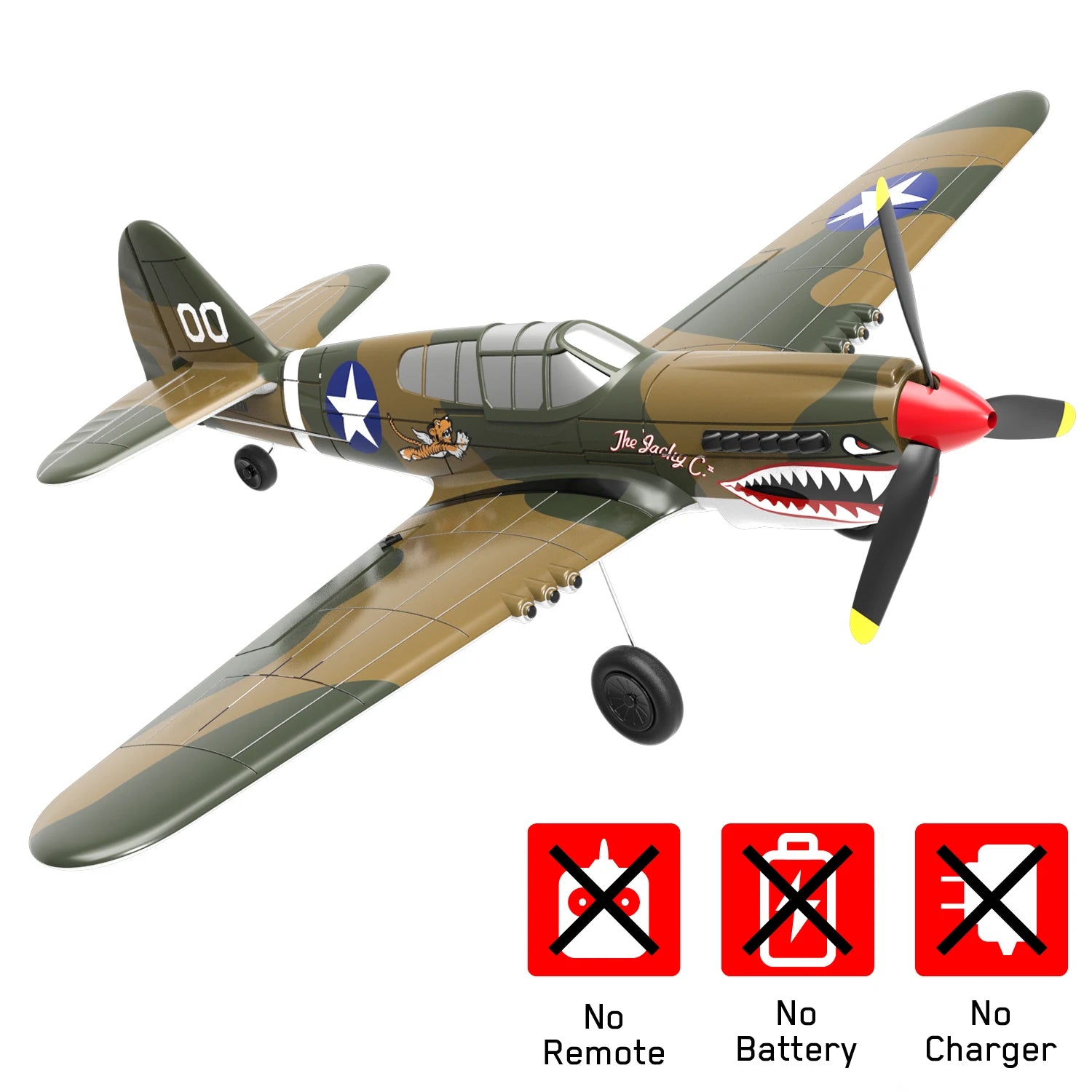 Volantex EPP P51D Mustang /BF109/P40/Zero PNP Plane 2.4G 4-CH 6-Axis One-key Aerobatic Warbird Mini Plane NO Remote