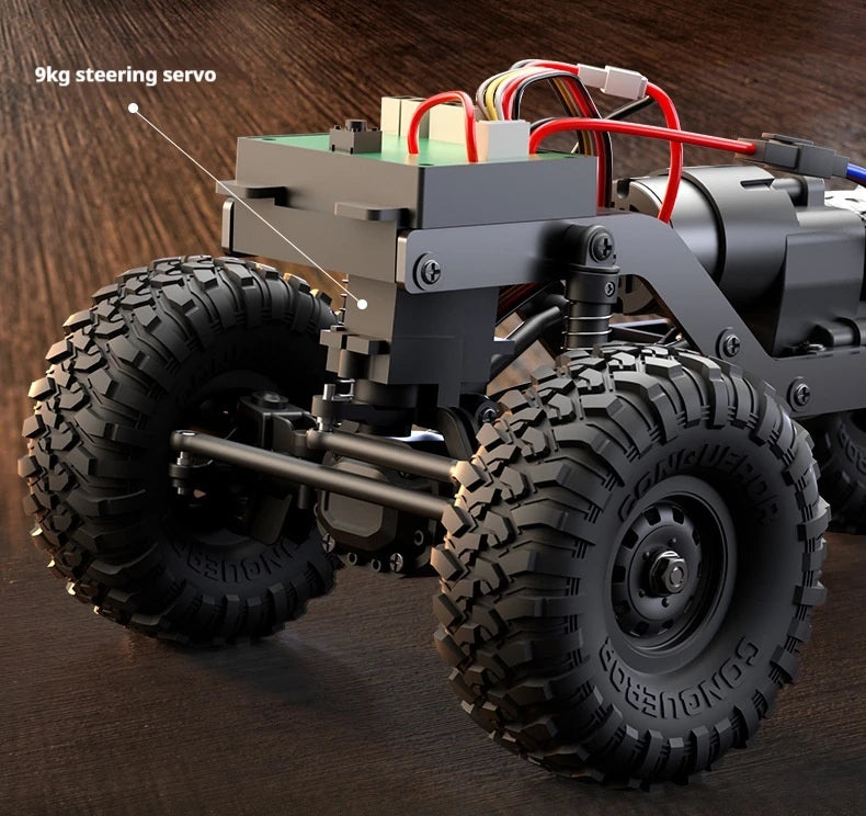 HB HuangBo RC Car RTR 1/16 Scale 4WD Off-Road Crawler Car Full Proportional Remote Control Electric Toy for Adults and Kids