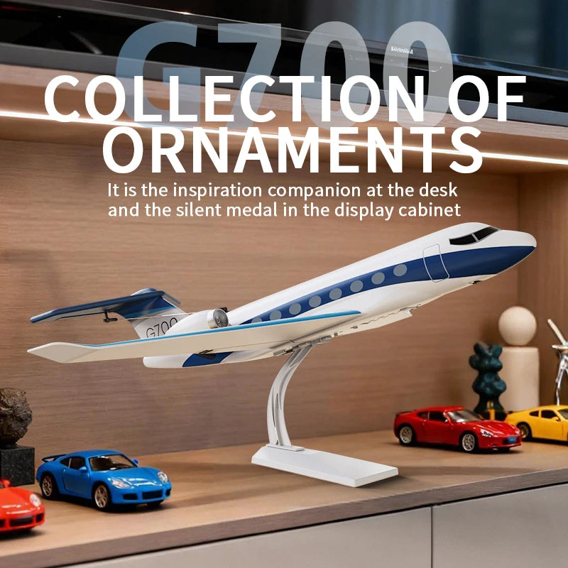 G700 Rc Plane Z67 Fixed-wing Rc Airplane Foam Toy Gulfstream 3-channel G700 Private Double Motor Control Airplane Model Gifts