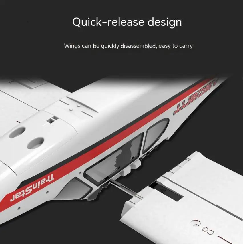 Volantex RC V74708 TrainStar Ascent 747-8 1400mm Wingspan EPO Trainer Aircraft RC Airplane Beginner Plane KIT set or PNP set