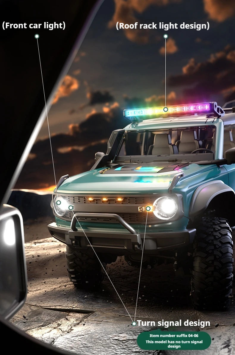HB HuangBo RC Car RTR 1/16 Scale 4WD Off-Road Crawler Car Full Proportional Remote Control Electric Toy for Adults and Kids