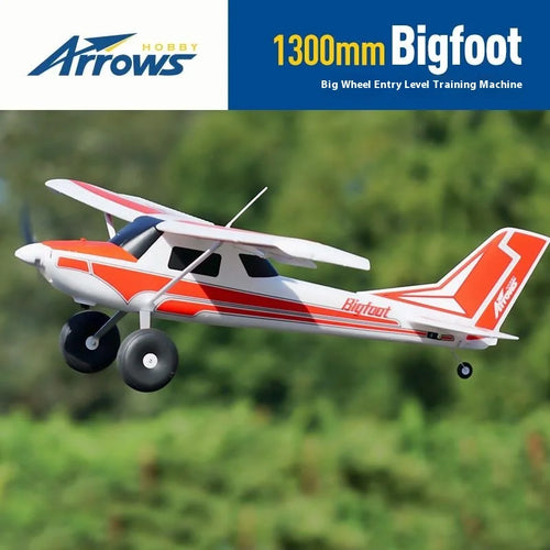 Blue Arrow 1300mm Bigfoot Low-Speed Entry-Level Off-Road Rc Plane Single Wing Propeller Single Engine Fixed Wing Model Aircraft