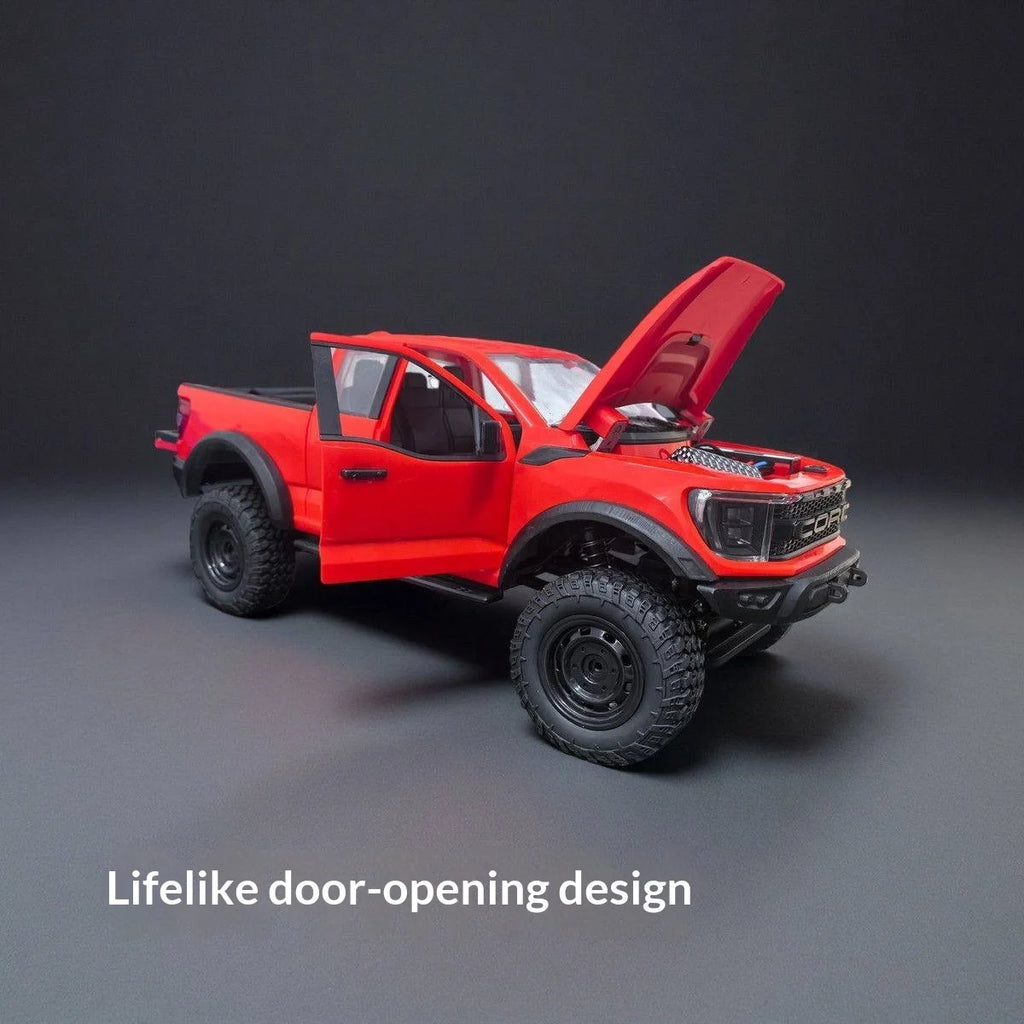 Hongxing New F-150 Rc Car 1:12 Scale 4wd Off-Road Pickup Truck Full Metal Gearbox Realistic Open Doors Cruise Control Rc Vehicle