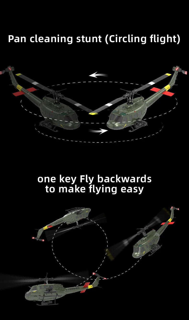 Rc Helicopter 2.4G RC Mini Plane 6CH with Camera HD 8K Wifi FPV Dron Aircraft Rc Airplane Toys for Boys Kids Adults Xmas Gifts