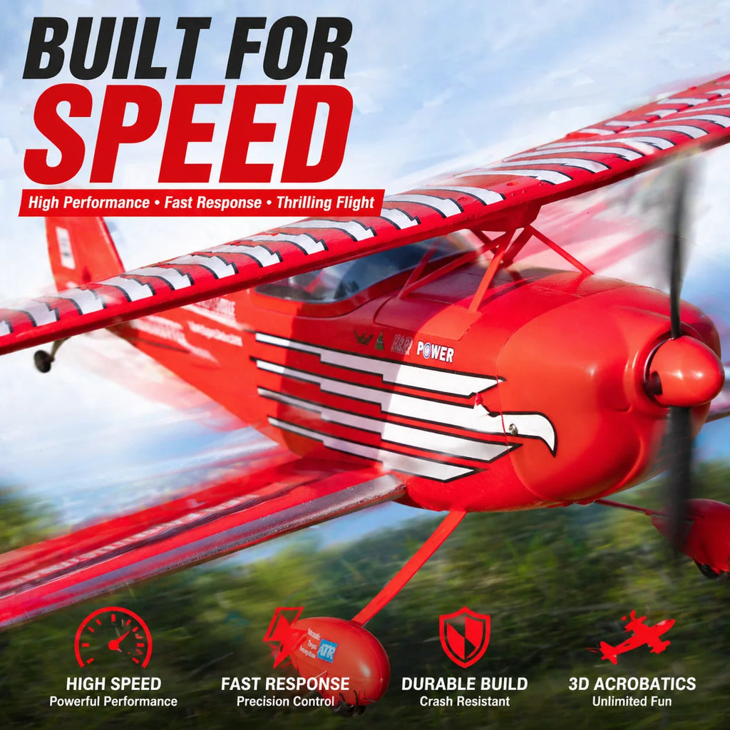 New 2026 WLtoys RC Airplane Brushless Motor 3D/6G with Gyroscope Biplane Four-Channel Plane Boy's Gift A310
