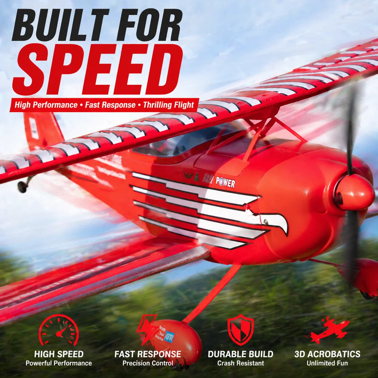 New 2026 WLtoys RC Airplane Brushless Motor 3D/6G with Gyroscope Biplane Four-Channel Plane Boy's Gift A310